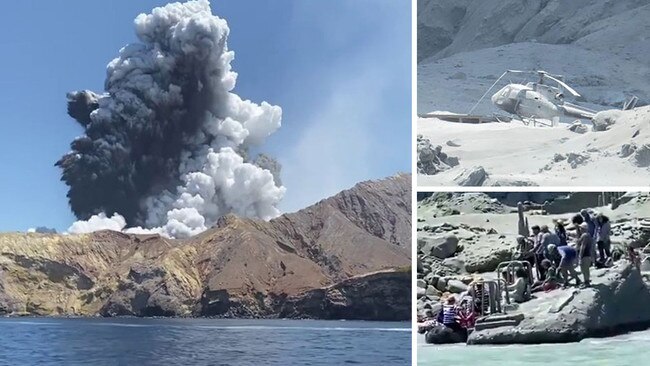 A volcano has erupted off New Zealand's Whakaari, or White Island, killing at least five people. Picture: Supplied