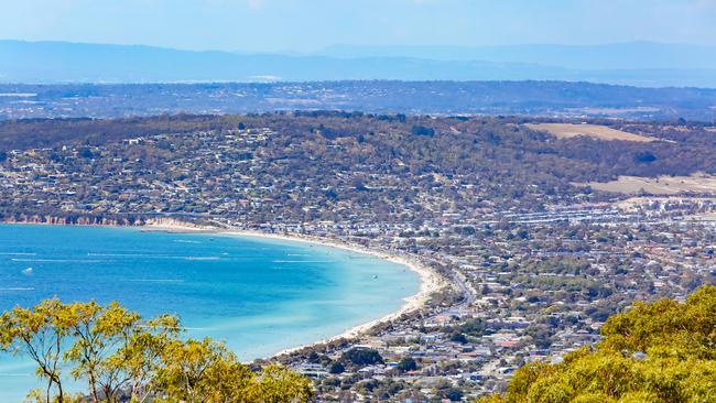 Murray's Lookout on Arthurs Seat Tourist Rd looking over Mornington Peninsula.