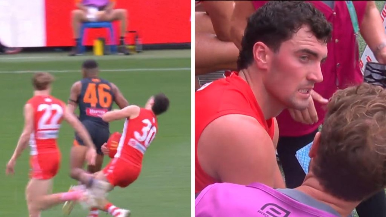 AFL 2024: Giant Callum Brown suspended three games for high bump on Swan  Tom McCartin, video, MRO results, verdict, Sydney derby, latest news