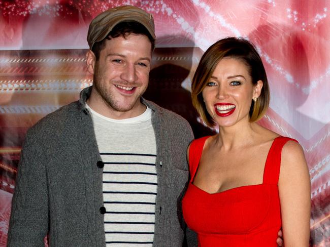 Matt Cardle, 2010 X Factor winner, with Dannii Minogue.