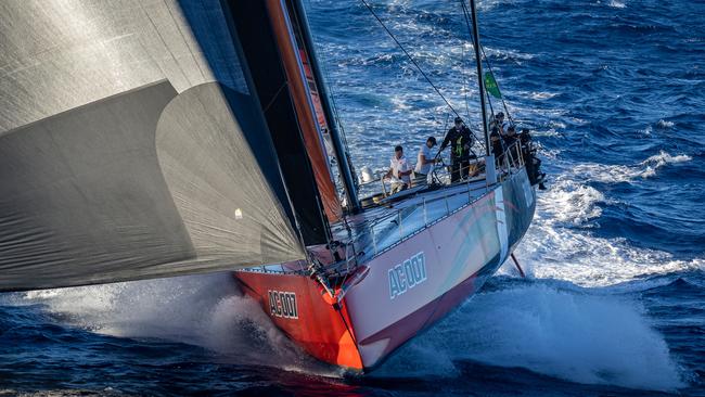 Andoo Comanche heads towards Hobart. Picture: Rolex/Andrea Francolini