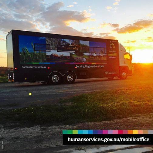 The Golden Wattle mobile service centre is making it's way to the southwest to aid rural residents.