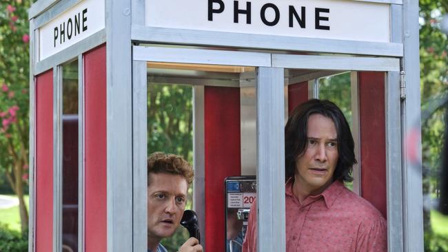 Keanu Reeves and Alex Winter in Bill and Ted Face the Music