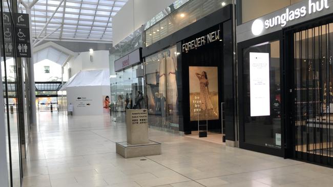 Malls have been shut or emptied by the coronavirus crisis. Picture: AAP