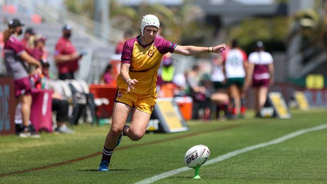 Emily Bella looks to have a bright future in rugby league. Pic: QRL