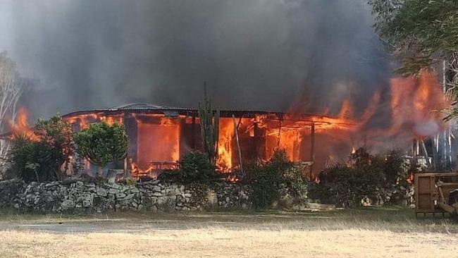 A fire gutted the Landels Rd home in the morning on September 30.