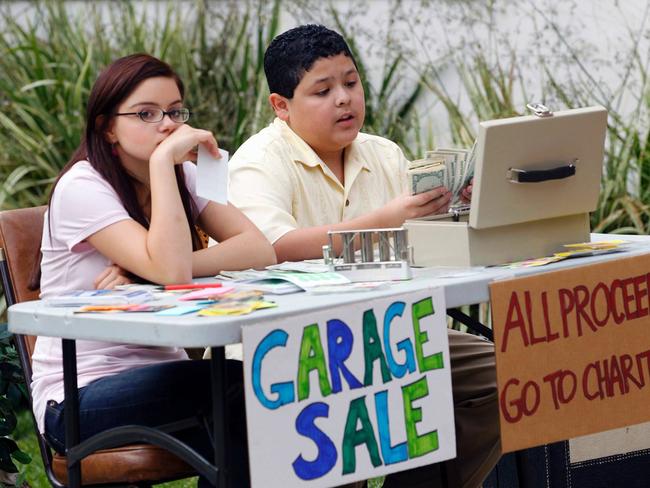 Ariel Winter as Alex with Rico Rodriguez as Manny in Modern Family.