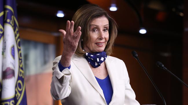 Nancy Pelosi on Capitol Hill last week. Picture: AFP