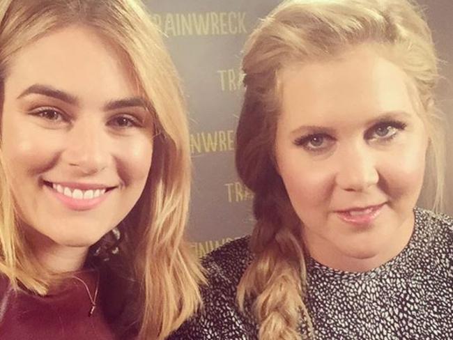 Carissa with Trainwreck star Amy Schumer