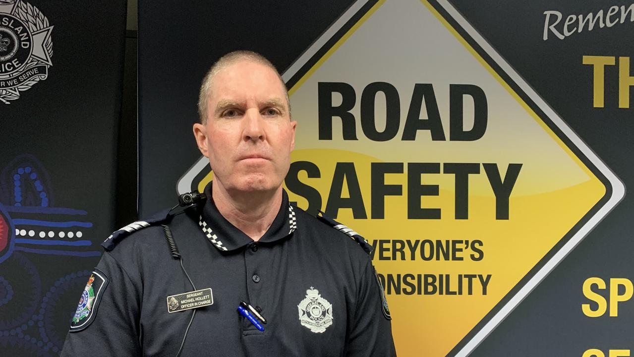 Mackay Forensic Crash Unit Officer in Charge Sergeant Michael Hollett implored motorists to drive to the conditions. Picture: Lillian Watkins.