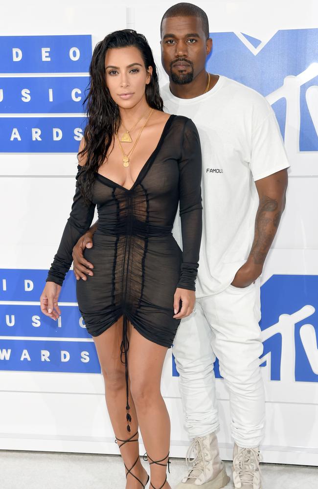 Kanye also has a whopping share in Kim Kardashian’s Skims underwear line. Picture: Getty Images.