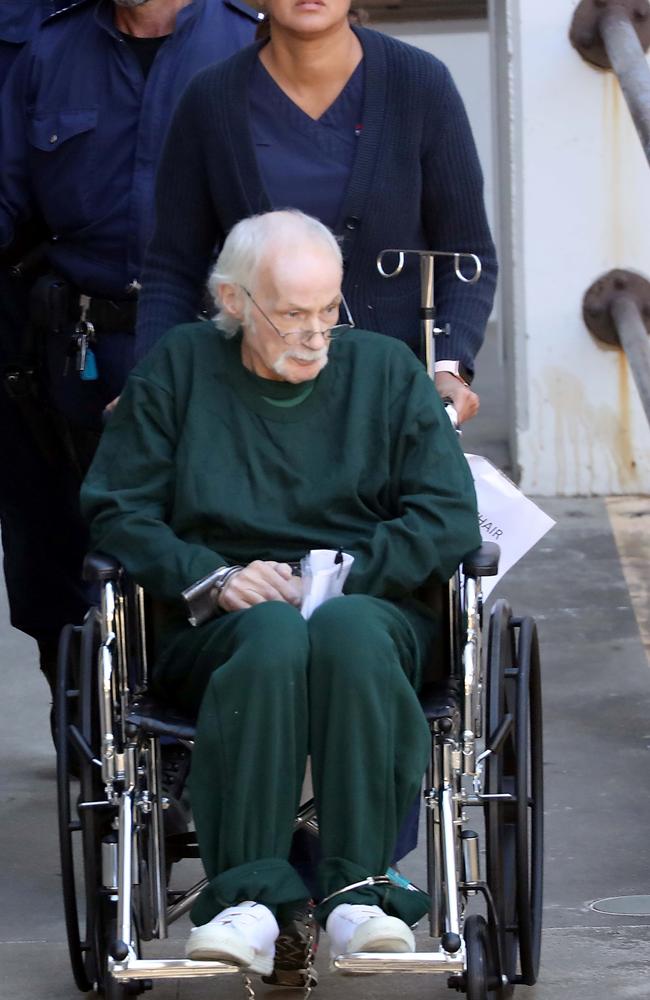 Serial killer Ivan Milat leaves hospital after cancer treatment in 2019. Picture: Diimex.