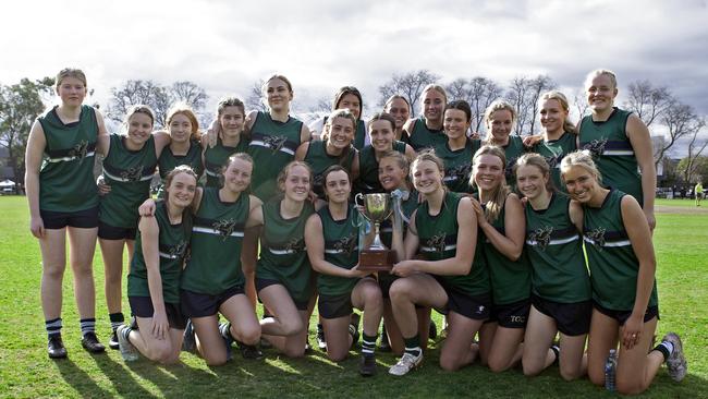 Geelong College girls also knocked off Geelong Grammar. Picture: Geelong College