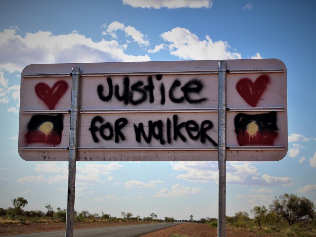 Kumanjayi Walker’s family’s wait for justice continues with an ongoing inquest set to resume next year. Picture: Jason Walls