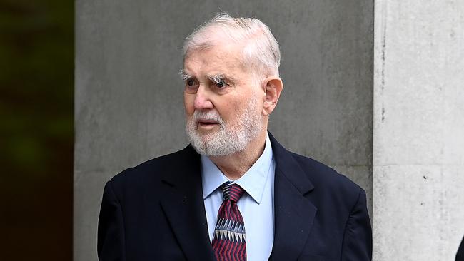 Desmond Mackrell outside of the Brisbane Supreme Court. Picture: John Gass