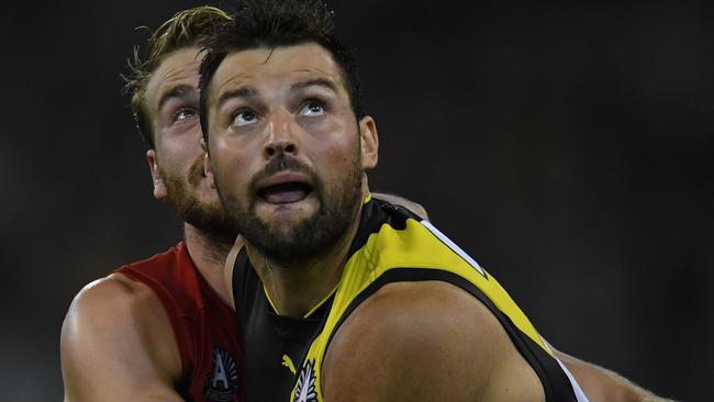 Toby Nankervis has enjoyed a brilliant start to his time at Richmond. Picture: AAP Images