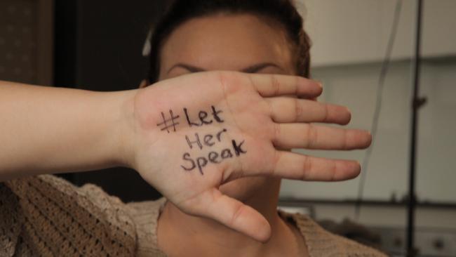 Darwin woman Sandra* has joined the Let Her Speak campaign