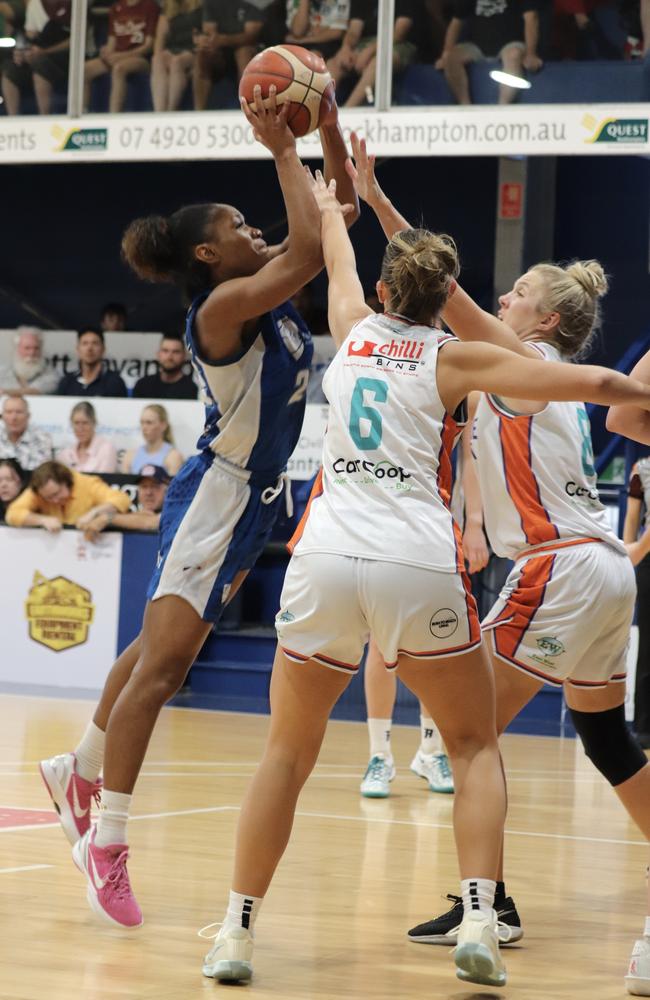 The Cyclones will be shooting for victory in their home-semi final against the Townsville Flames. Photo: Amy Trinca