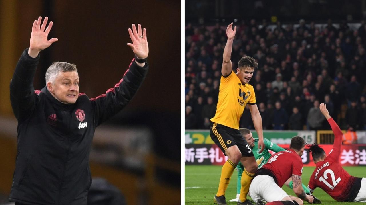 Manchester United went down to Wolves after an own-goal