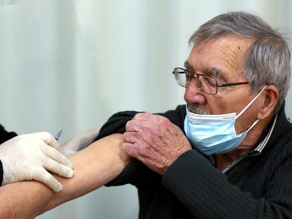 The vaccine rollout has been very slow in the US. Picture: AFP