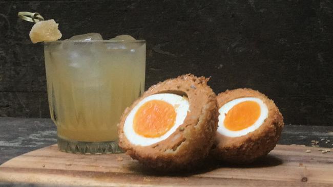 The real deal at Dewars Scotch Egg Club. Picture: Jenifer Jagielski