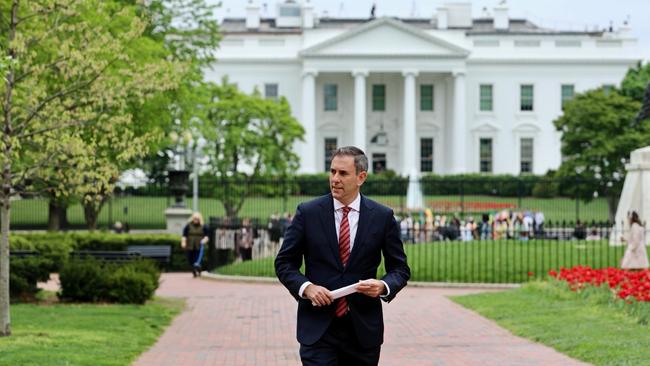 Treasurer Jim Chalmers in Washington, DC.