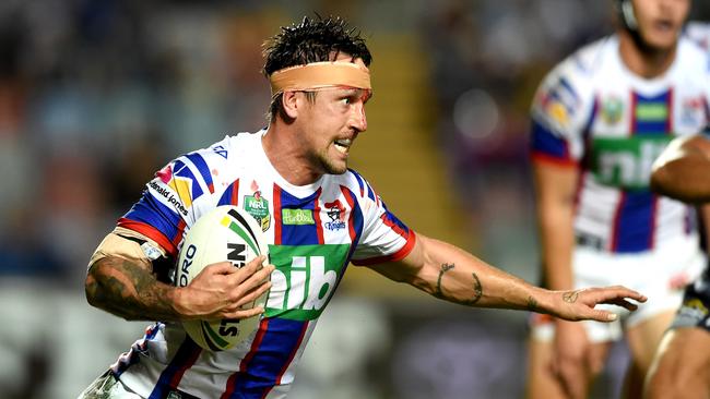 The decision to sign Cronk over Mitchell Pearce was controversial at the time. Picture: Alix Sweeney