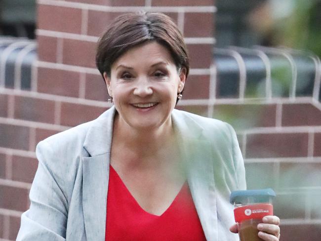 Labour leader Jodi McKay leaves home early to face uncertainty in her party .picture John Grainger