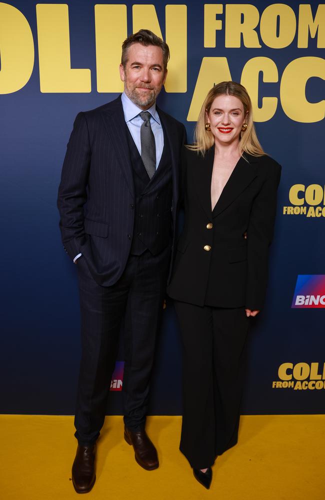 ‘Like a big high school reunion!’ Harriet Dyer of Colin From Accounts (right) on the AACTA Awards. Picture: Justin Lloyd