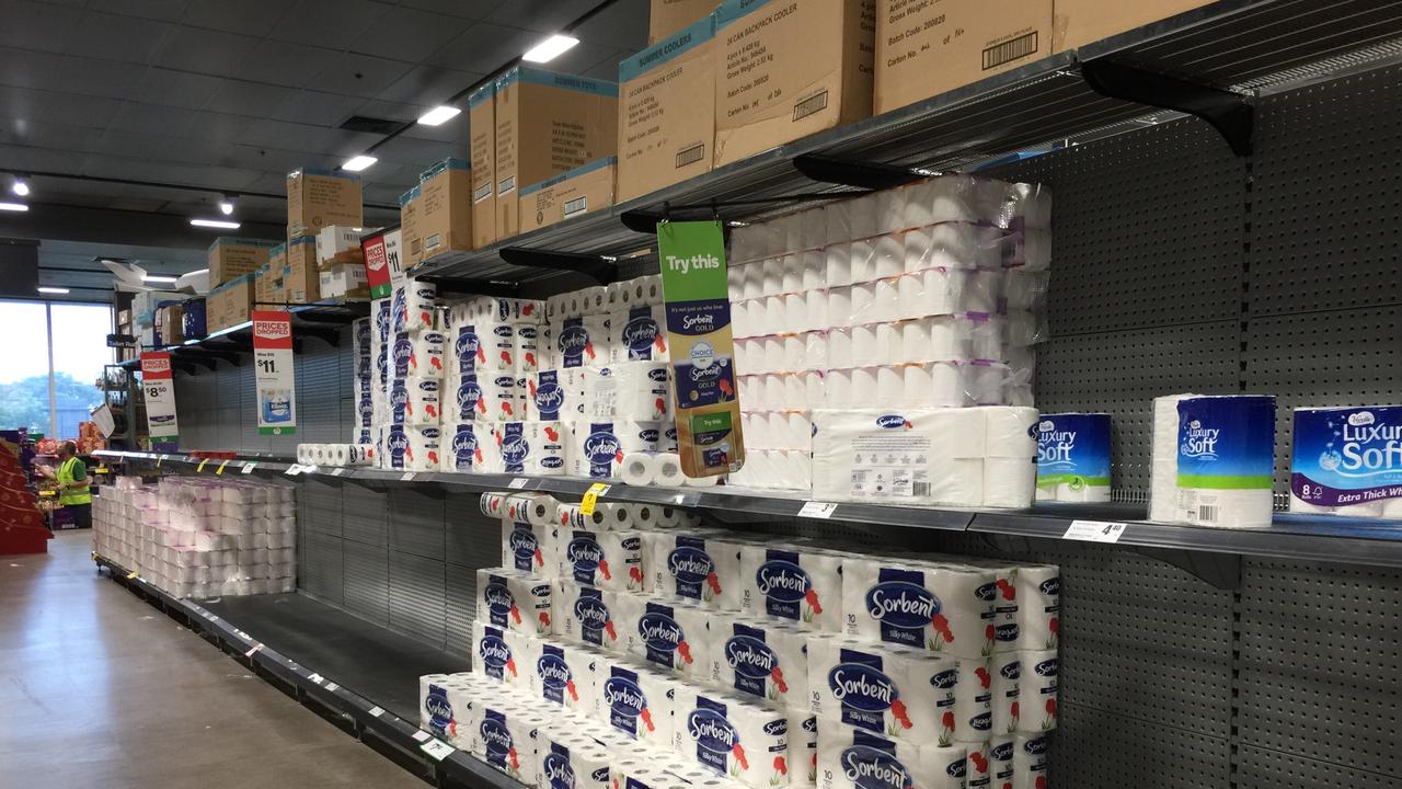 Toilet paper supplies at Woolworths Mona Vale on Friday, 18 December 2020 Picture / Monique Harmer