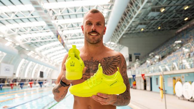 Olympic gold medallist Kyle Chalmers has teamed up with shoe company Athletikan to release his own signature sneakers.