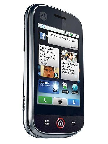 Motorola Dext RRP: $799 The Dext is one of the older Android handsets still on the market today and was designed to mainly focus on social networking. You know, those Twitter and Facebook things. The problem is, its release in Australia was a little late, meaning more mature handsets were already doing the rounds. Lesser performance speeds, a stodgy keyboard and old, old Android 1.5 let it down in today's market.  Image: Motorola Dext