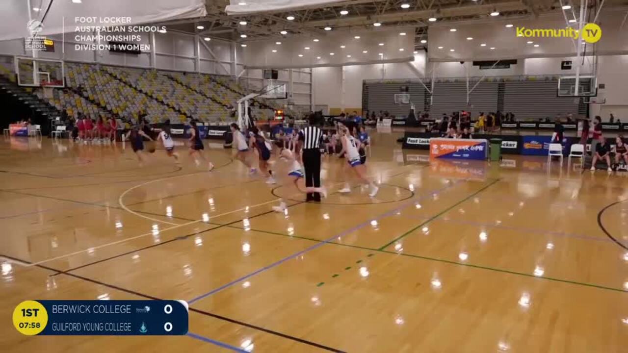 Replay: Berwick College v Guilford Young College (U20 Women Div 1 QF) - 2024 Basketball Australia Schools Championships Day 4