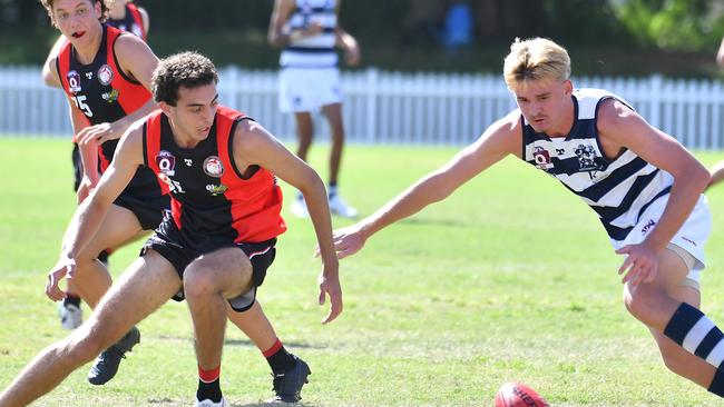 QAFL colts match between Redland-Victoria Point and Broadbeach. Saturday April 22, 2023. Picture, John Gass