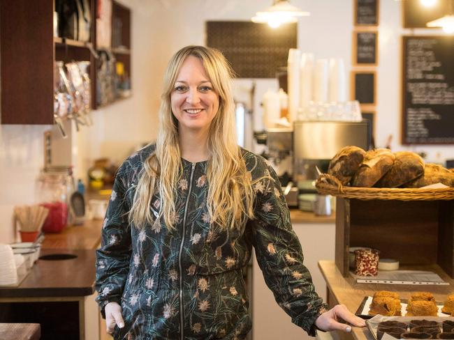 London-based American baker Claire Ptak has been given the big job of making the royal wedding cake. Picture: AFP/Victoria Jones