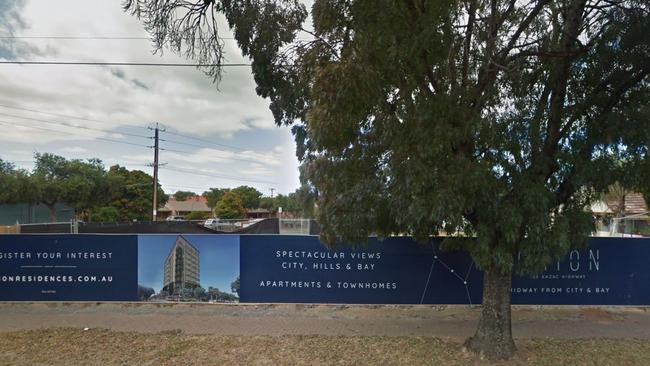 The former Orion development site on Anzac Highway. Picture: Google Maps