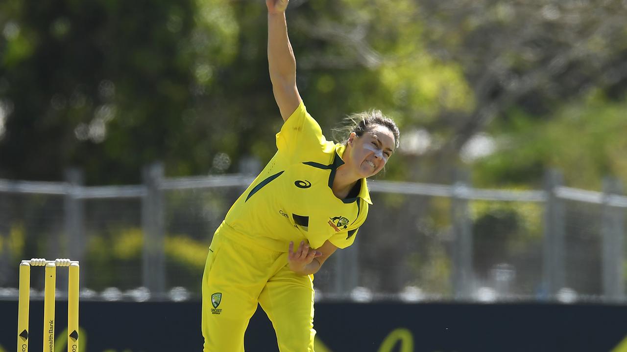 Ellyse Perry has been below her best with the ball for Australia. Picture: Getty Images