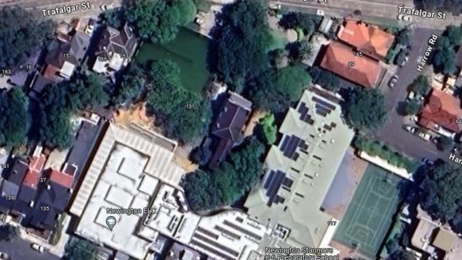 Horaceville is the building with the dark roof in the centre of this image. Picture: Google Street View