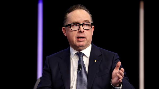 Ex-Qantas boss Alan Joyce stepped down as chair of the Sydney Theatre Company in January. Picture: Brendon Thorne/Bloomberg via Getty Images