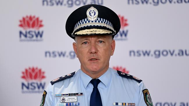 Two pay rises in two years has taken Police Commissioner Mick Fuller’s wage to $665,750 a year. Picture: NCA NewsWire/Bianca De Marchi