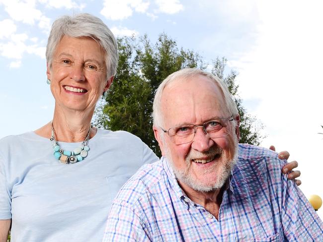 David and Kerrie Round pose for a photo at the city apartment building Thursday January ,17,2019.Picture Mark Brake