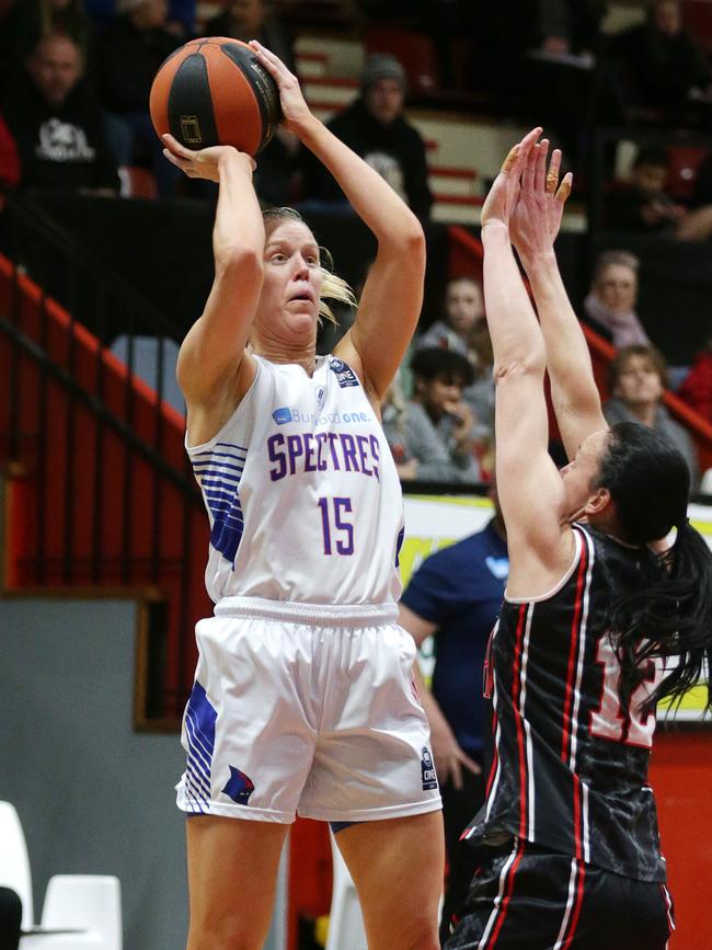 Kathleen Scheer in action for Nunawading. Picture: SARAH MATRAY