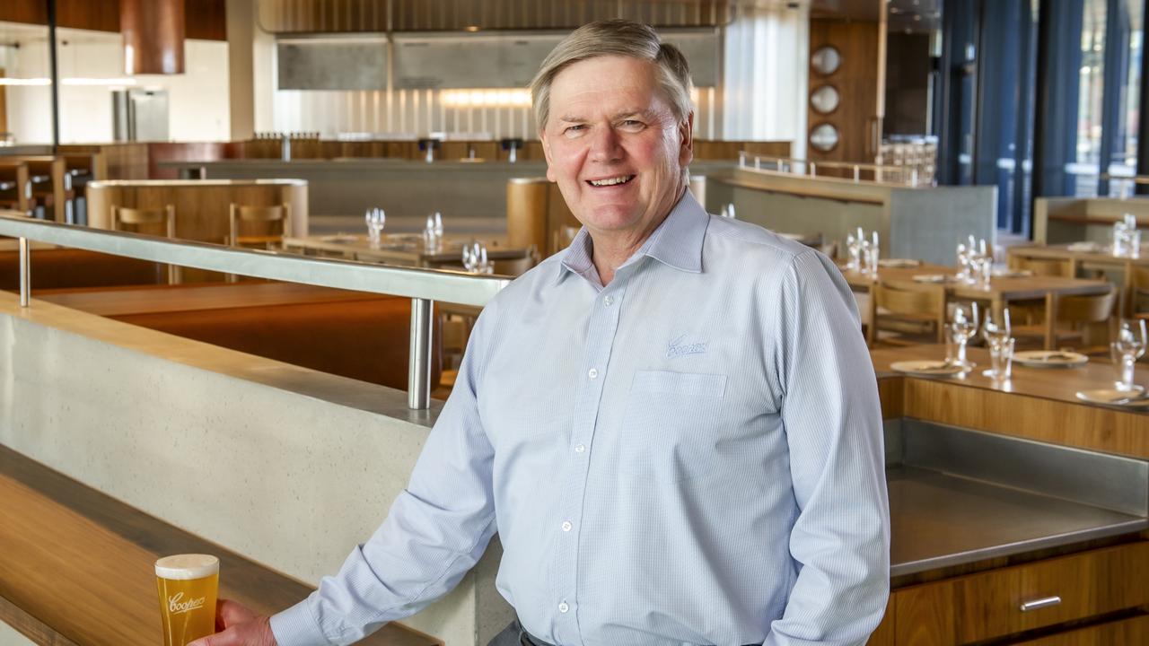 Tim Cooper at the new visitor centre at the Regency Park brewery. Picture: Supplied