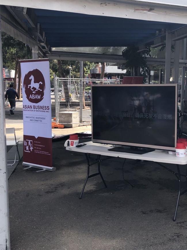 ABAW has a stall in Box Hill ahead of the festival.