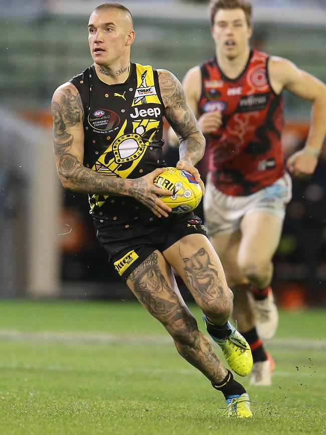 He also wore them for Dreamtime at the ‘G. Picture: Michael Klein