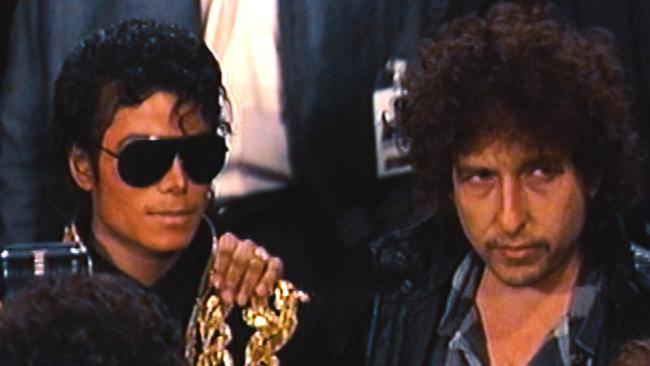 Michael Jackson and Bob Dylan.