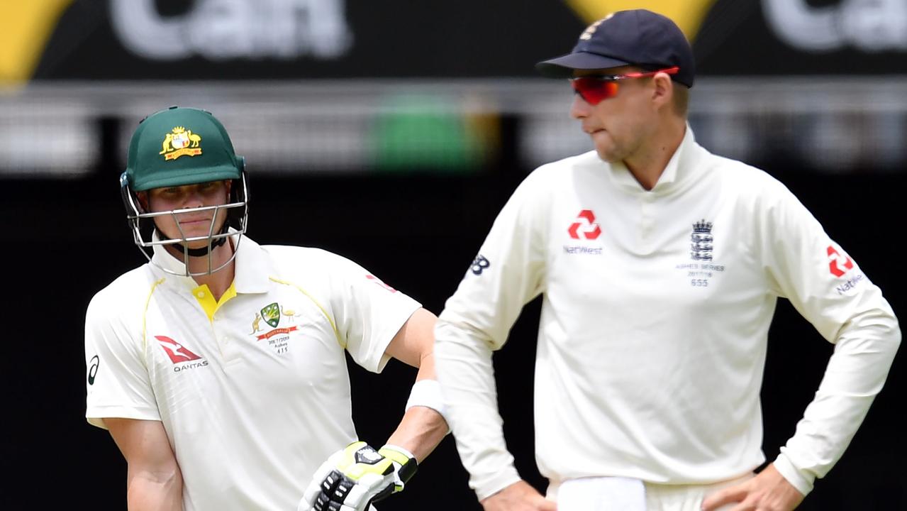 Joe Root couldn’t resist at dig at Steve Smith ahead of the Ashes opener.