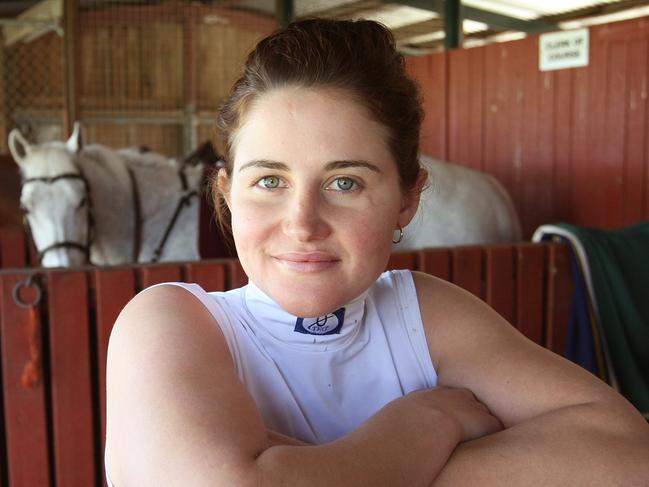 Jockey Michelle Payne who has picked up the star ride on El Segundo.