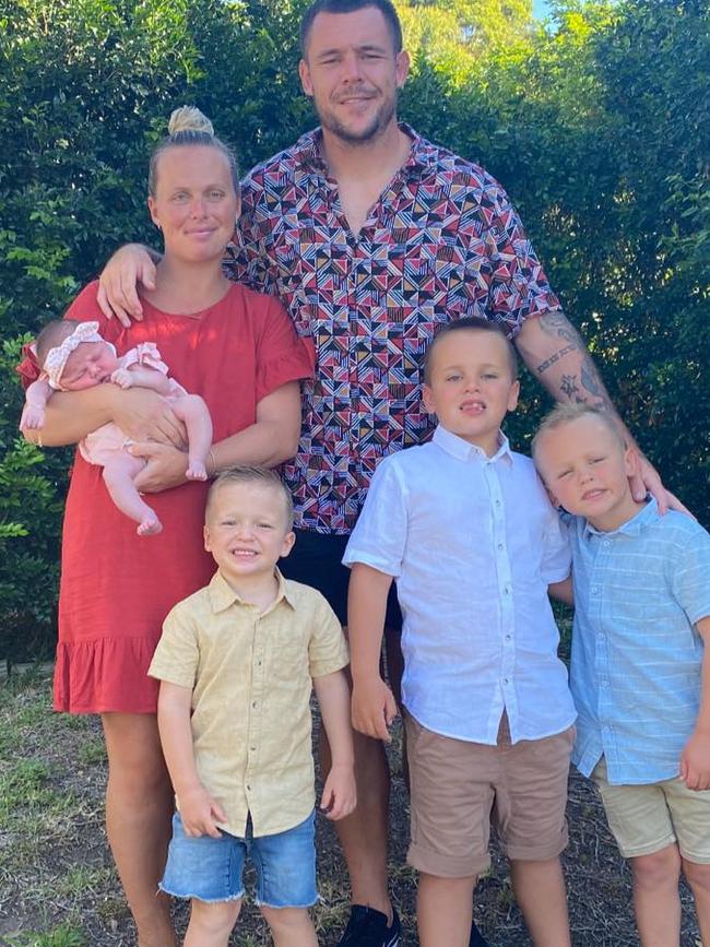 The Klemmer’s and their four kids. Credit: Facebook