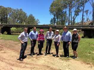 FUNDING DRIVE: The Mundubbera to Jandowae Roads Working Group is campaigning Flynn candidates to make election commitments to fund a new bridge over the Boyne River.